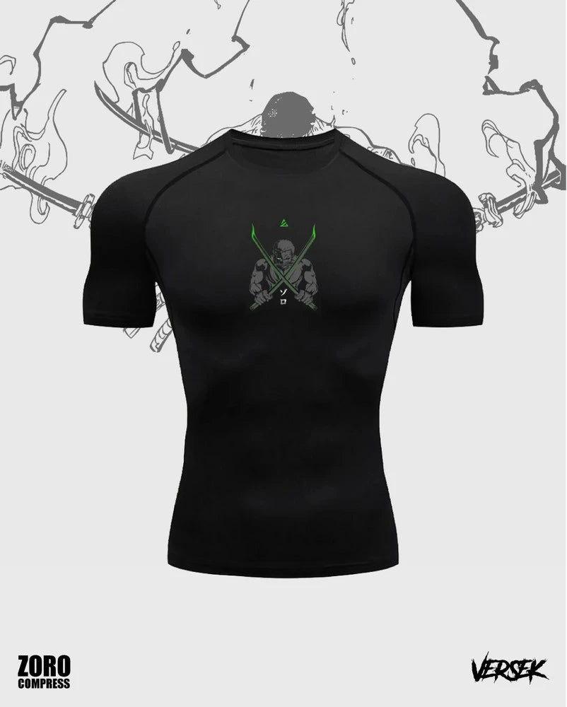 Zoro compress manga corta