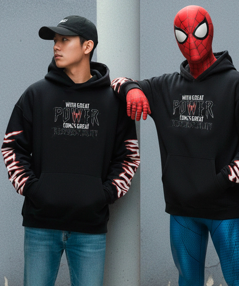 Collection of Hoodie Spiderman x Black Cat in a gallery layout