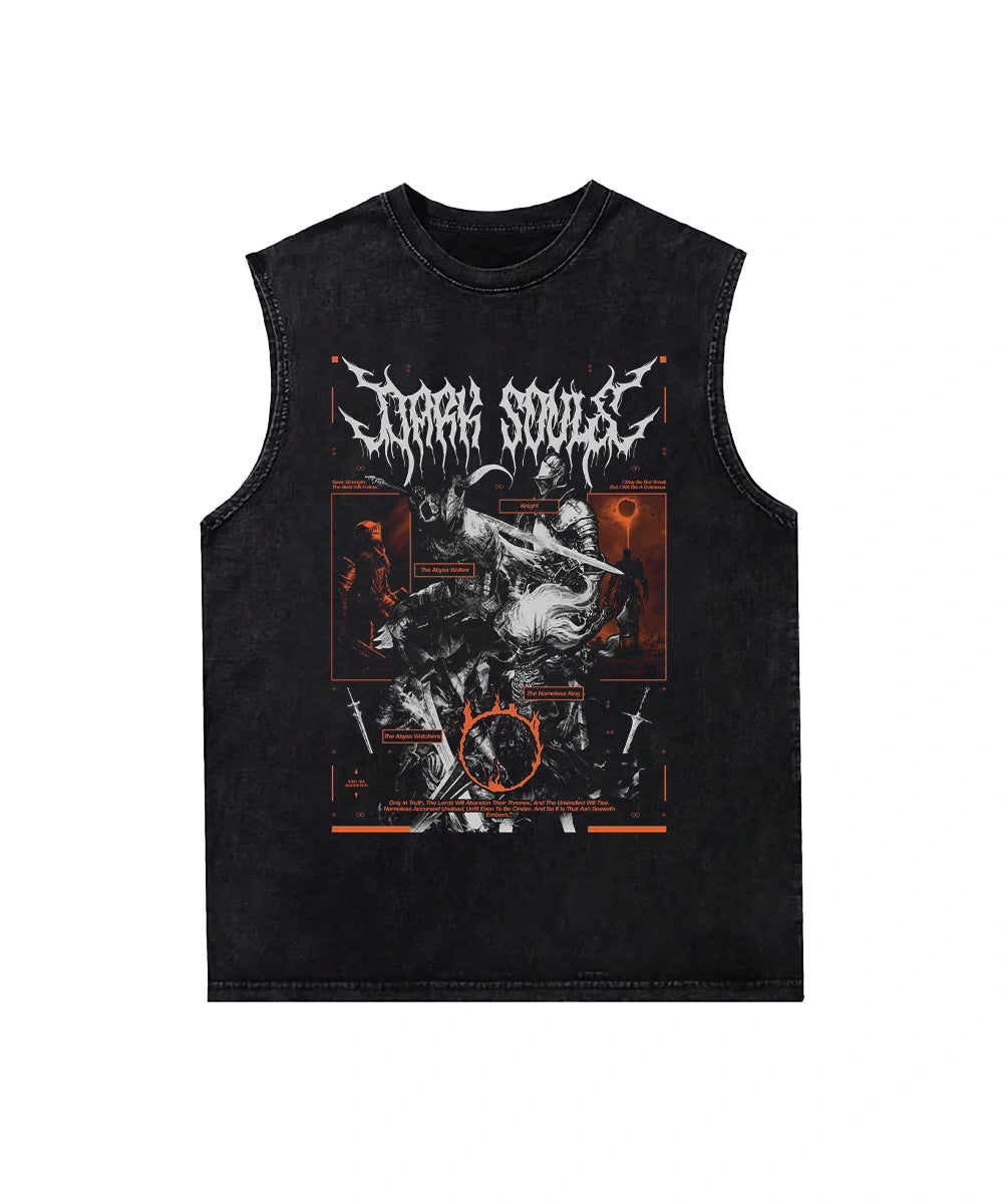 Only Unborns Dark Souls Tank Top Acid