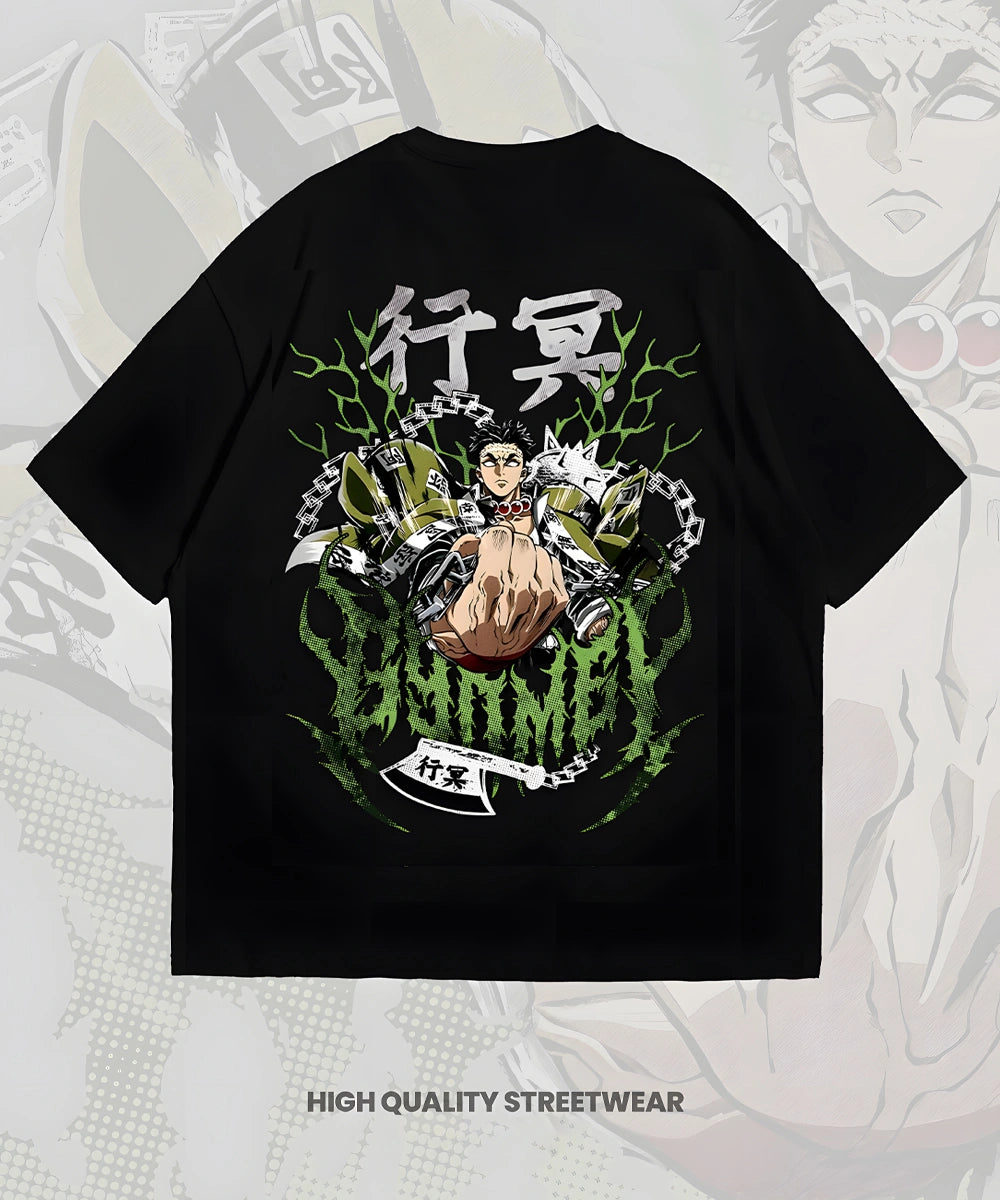 Gyomei STOCK OVERSIZED estampado adelante