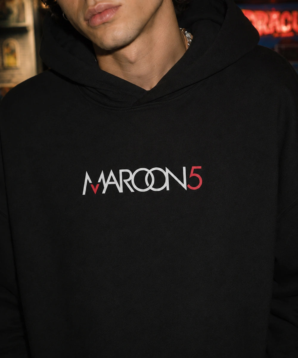 Collection of Hoodie Maroon 5 Handprint in a gallery layout