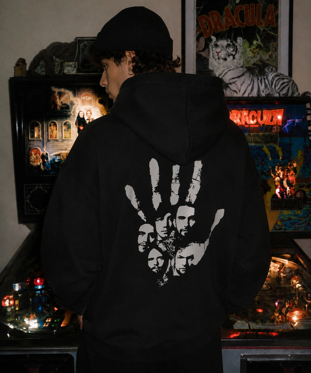 Collection of Hoodie Maroon 5 Handprint in a gallery layout