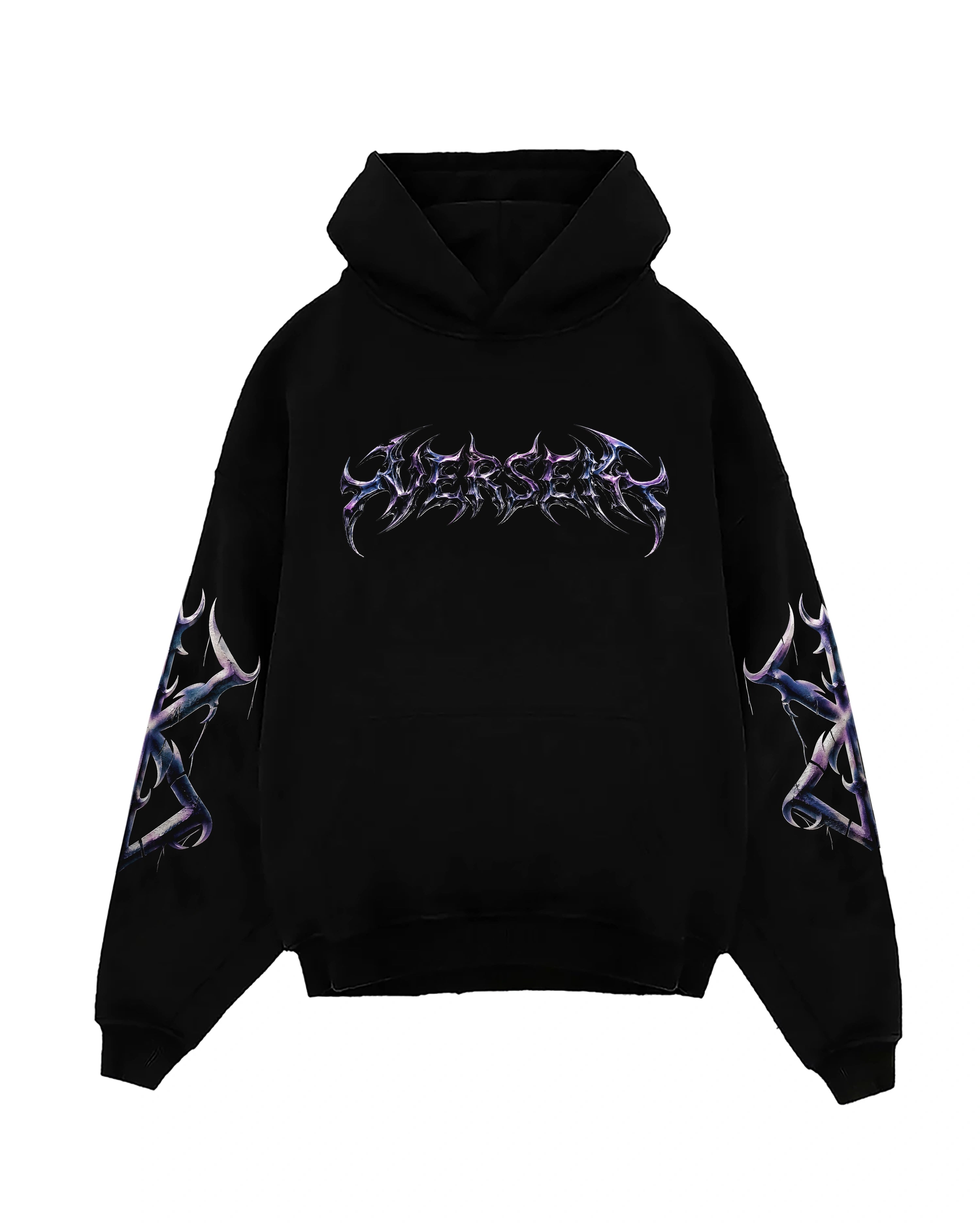 Collection of Hoodie Griffith Purple in a gallery layout