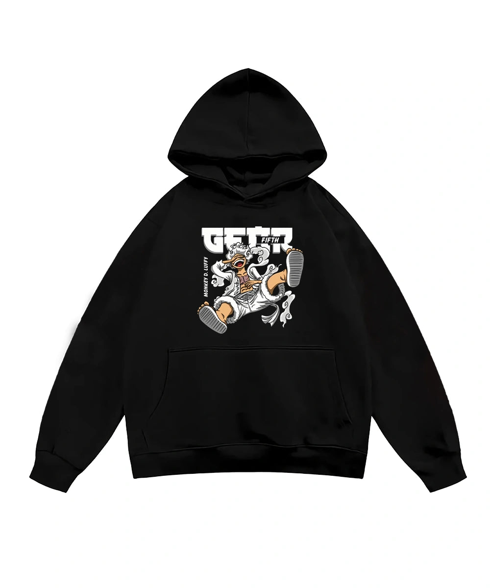 Collection of Hoodie Luffy White in a gallery layout