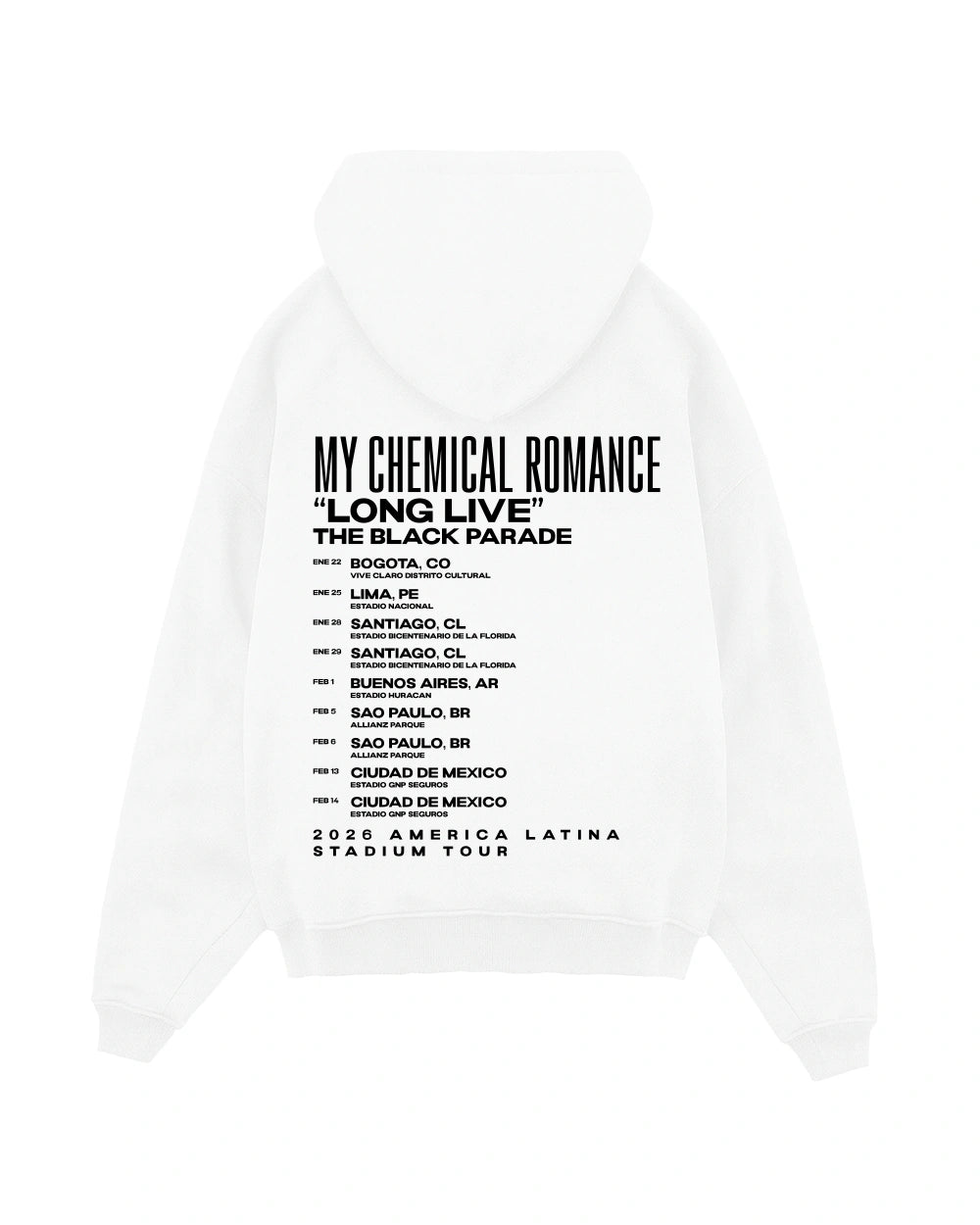 Collection of Hoodie MCR Tour in a gallery layout