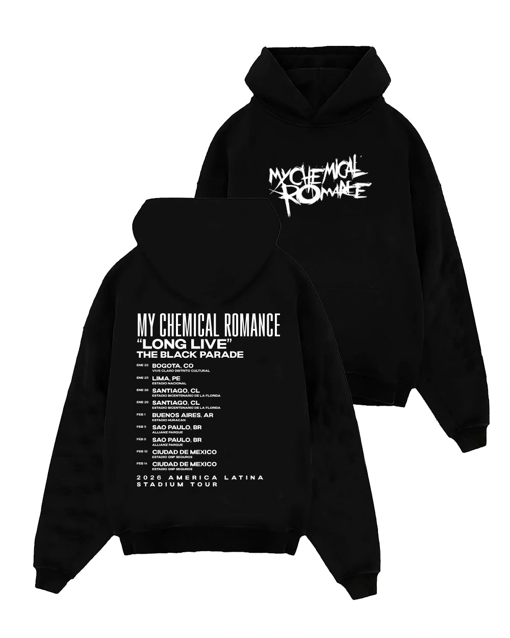 Collection of Hoodie MCR Tour in a gallery layout