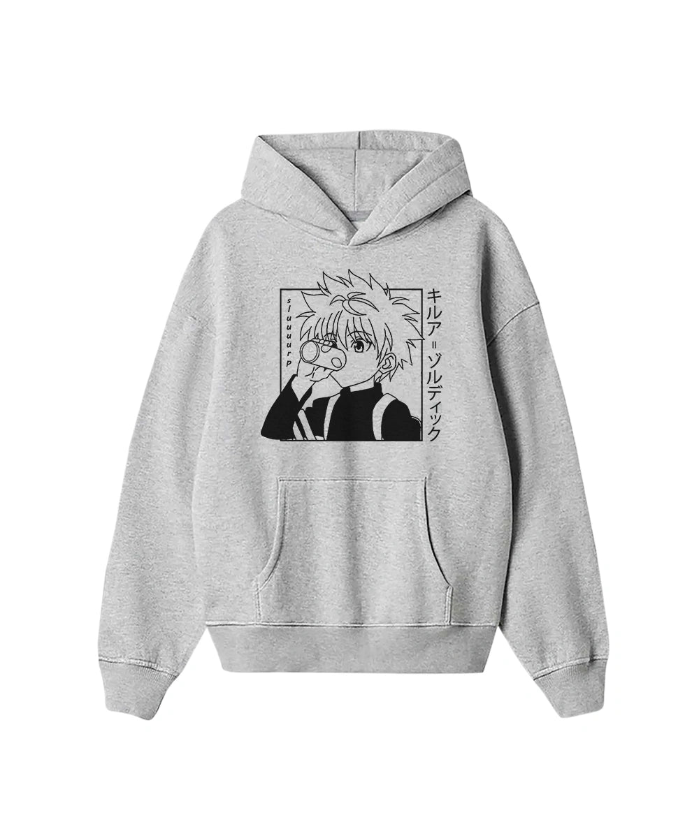 Collection of Hoodie Killua min new in a gallery layout