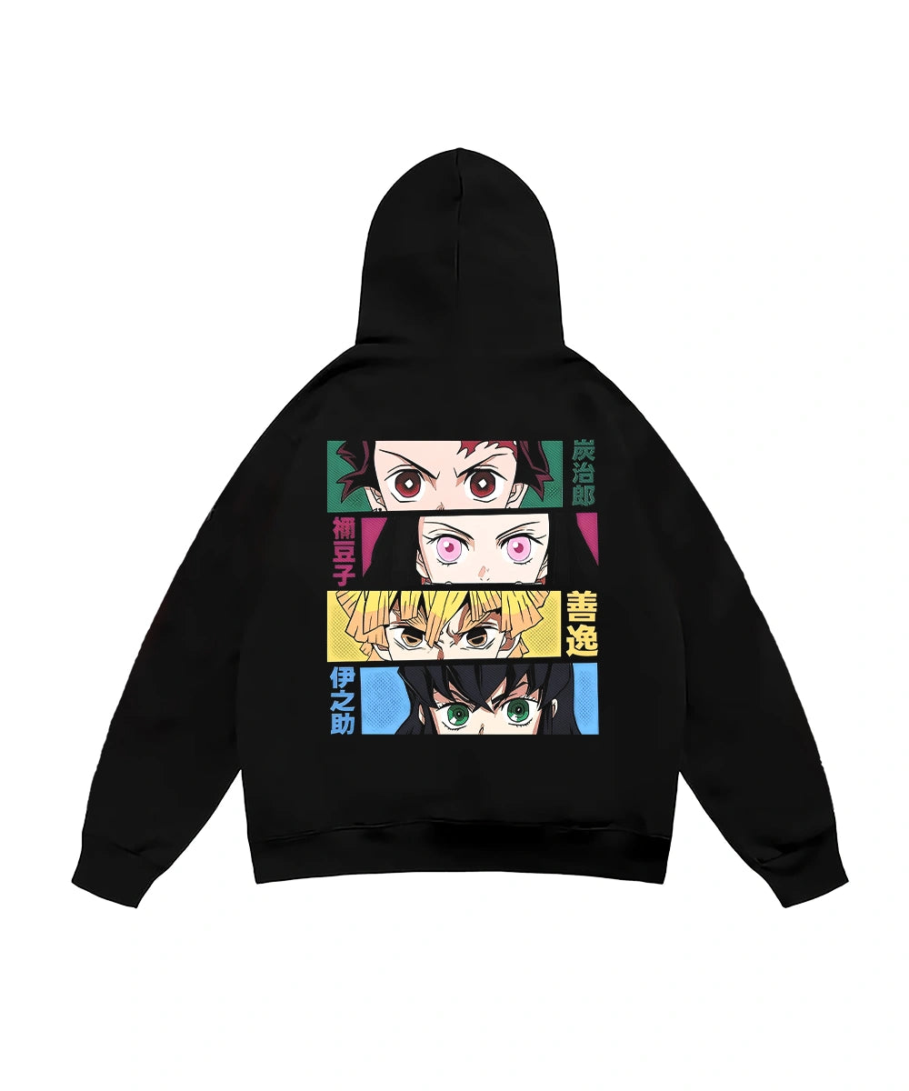 Collection of Hoodie Demon Slayer in a gallery layout