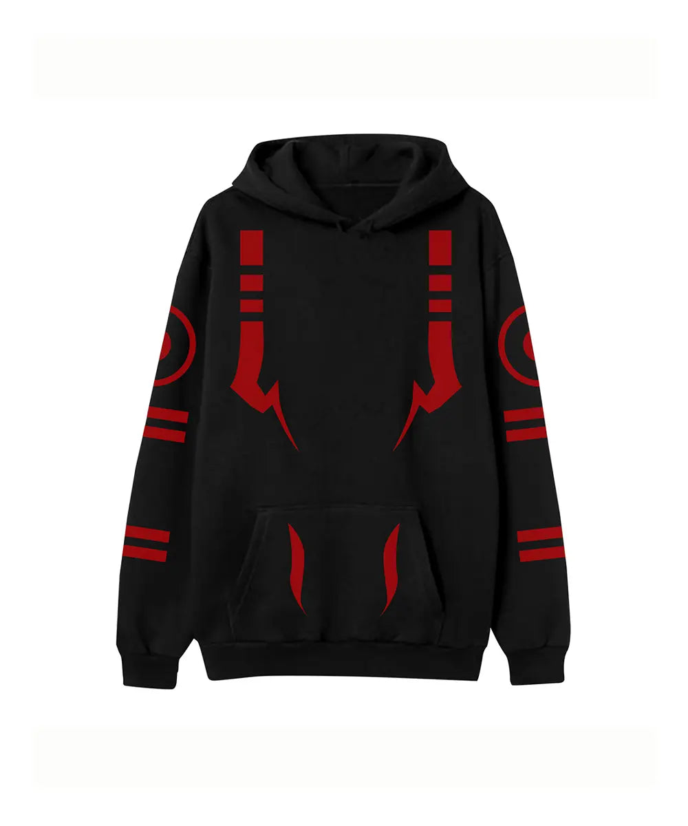 Hoodie sukuna rojo