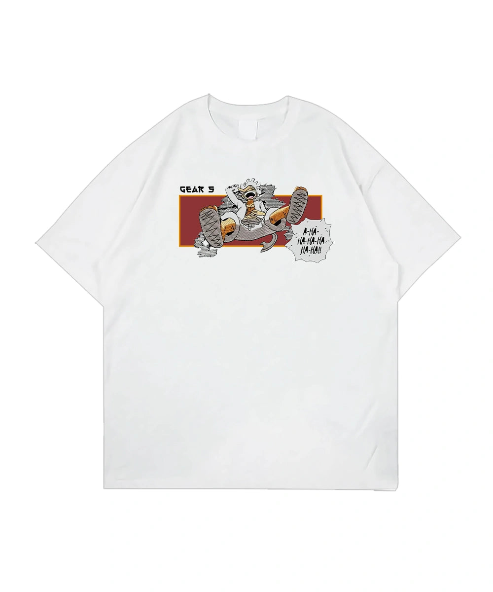 Collection of Luffy gear 5 in a gallery layout