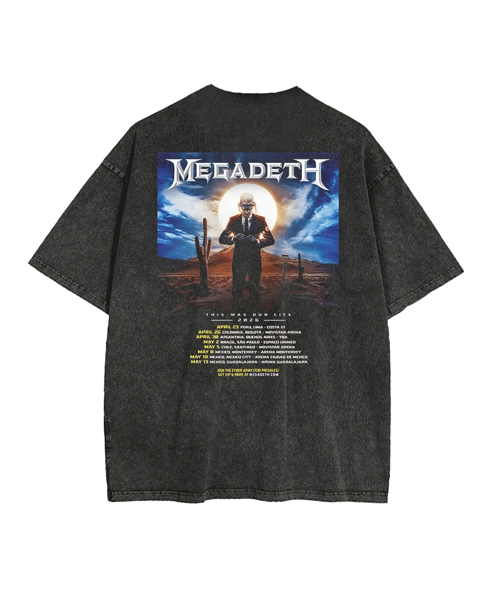 Collection of Megadeth World Tour Acid in a gallery layout