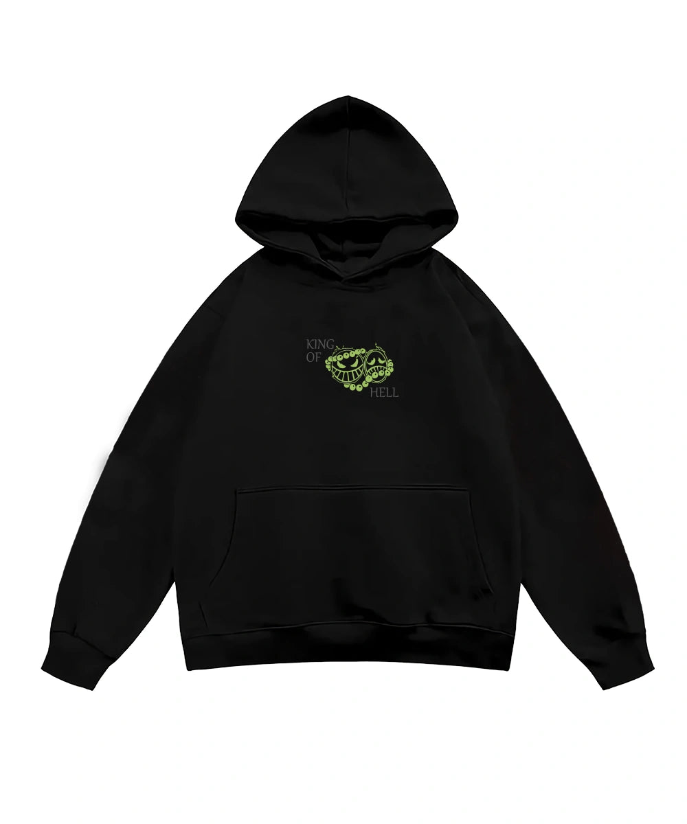 Collection of Hoodie King of Hell Zoro in a gallery layout