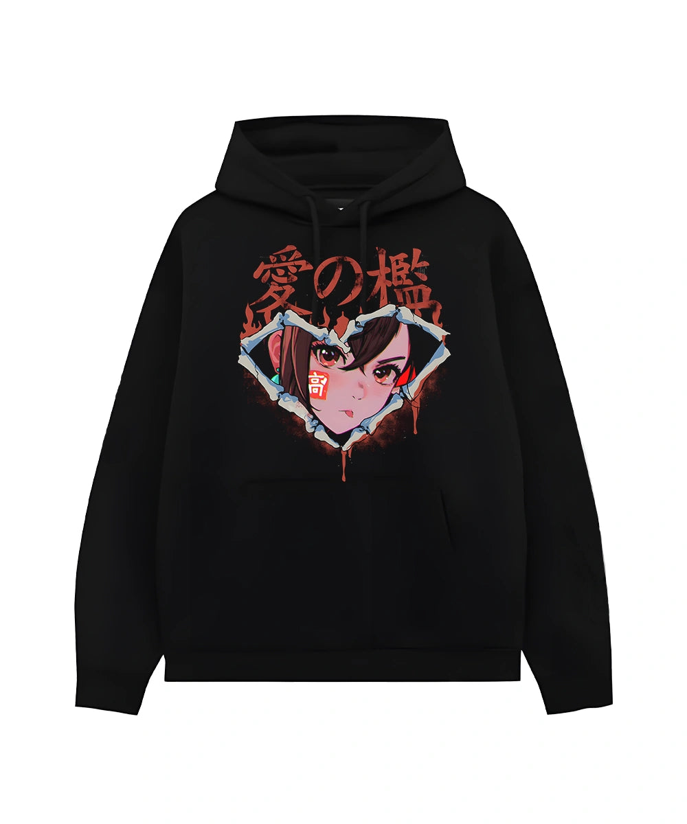 Hoodie Momo Heart
