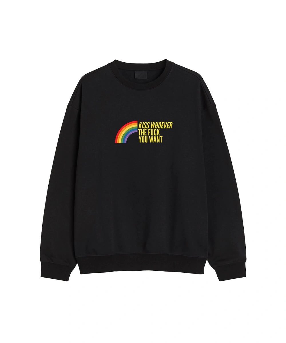 Polera Kiss whoever the fuck you want
